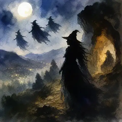 Miniatura de Las Brujas de Escazú